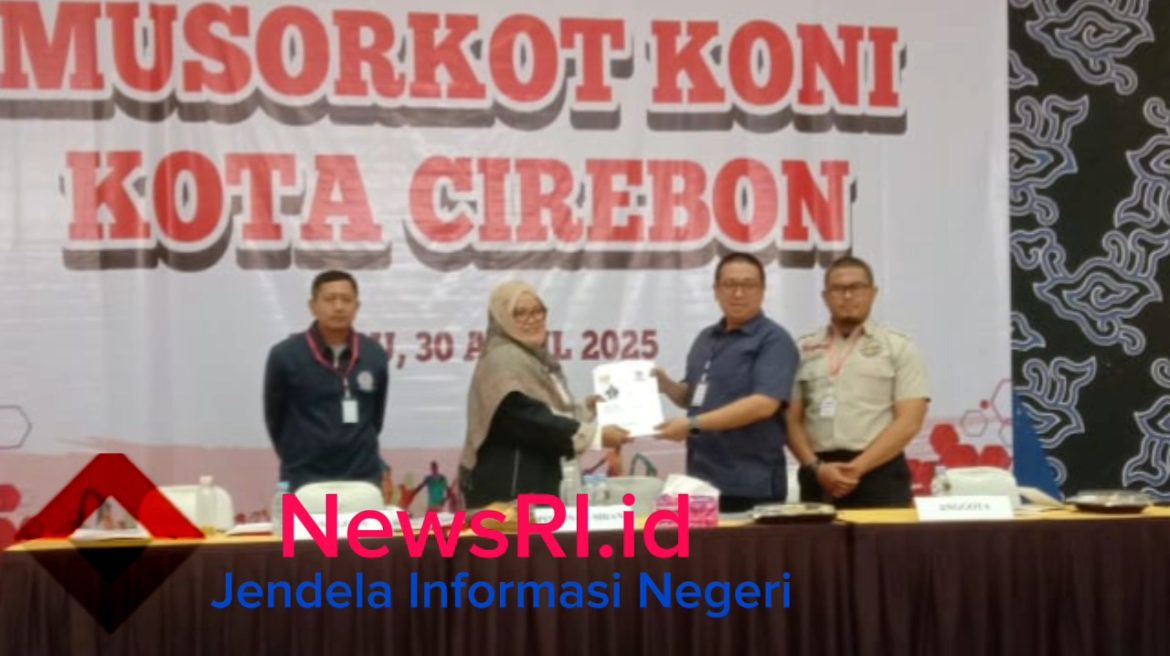 Musorkot KONI Kota Cirebon, Handarujati Kalamullah Terpilih Menjadi Ketua Periode 2025 – 2029