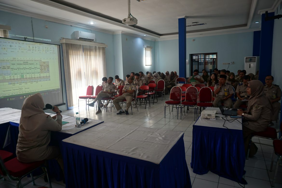 Monitoring dan Evaluasi Progres PTSL Tahun 2025 di Kantor Pertanahan Kabupaten Temanggung