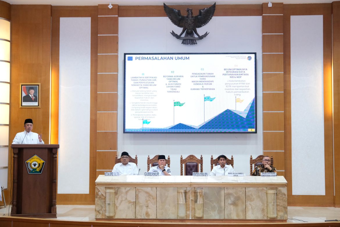 Menteri Nusron Ajak Kepala Daerah Se-Sulawesi Tenggara Ikut Berkolaborasi Atasi Tantangan dalam Wujudkan Administrasi Pertanahan Modern