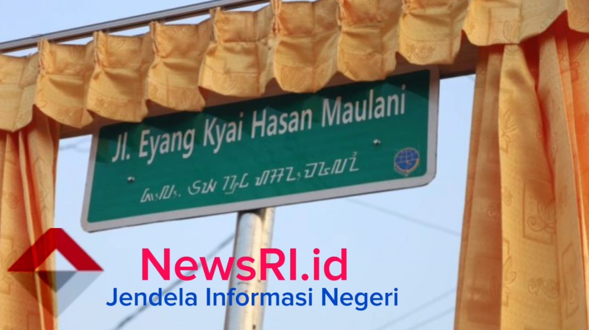 Bupati Kuningan Dr.H Dian Rachmat Yanuar M.Si, Resmikan Jalan Lingkar Timur Kuningan Mejadi Jalan Eyang Kyai Hasan Maulani