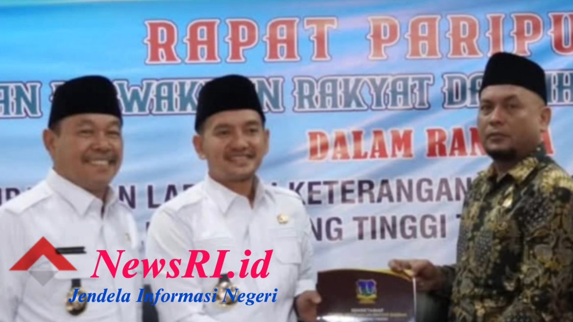 Wali Kota Tebing Tinggi Terima Rekomendasi DPRD Atas LKPJ Tahun Anggaran 2024
