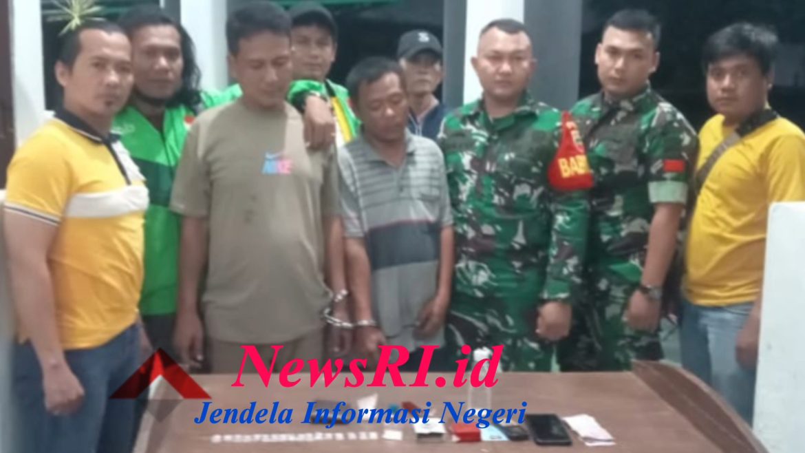 Diduga Pengedar dan Pengguna Narkoba, Personel Unit Kodim 0204/DS Ringkus 2 Orang Warga Tebing Tinggi