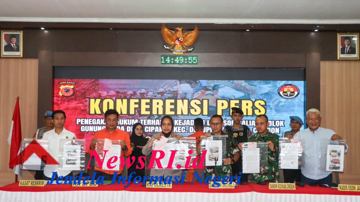 Polresta Cirebon Tetapkan Dua Tersangka dalam Kasus Longsor Tambang Al-Azhariyah