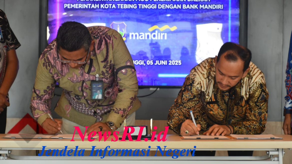 Dorong Digitalisasi UMKM, Pemko Tebing Tinggi Tanda Tangani MoU Dengan PT. Bank Mandiri (Persero) Tbk