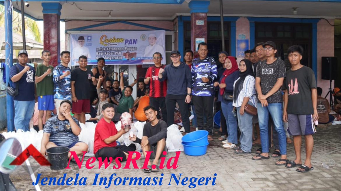 Peringati Idul Adha 1446 H/2025 M, DPD BM PAN Kota Medan Gelar Pemotongan Hewan Qurban