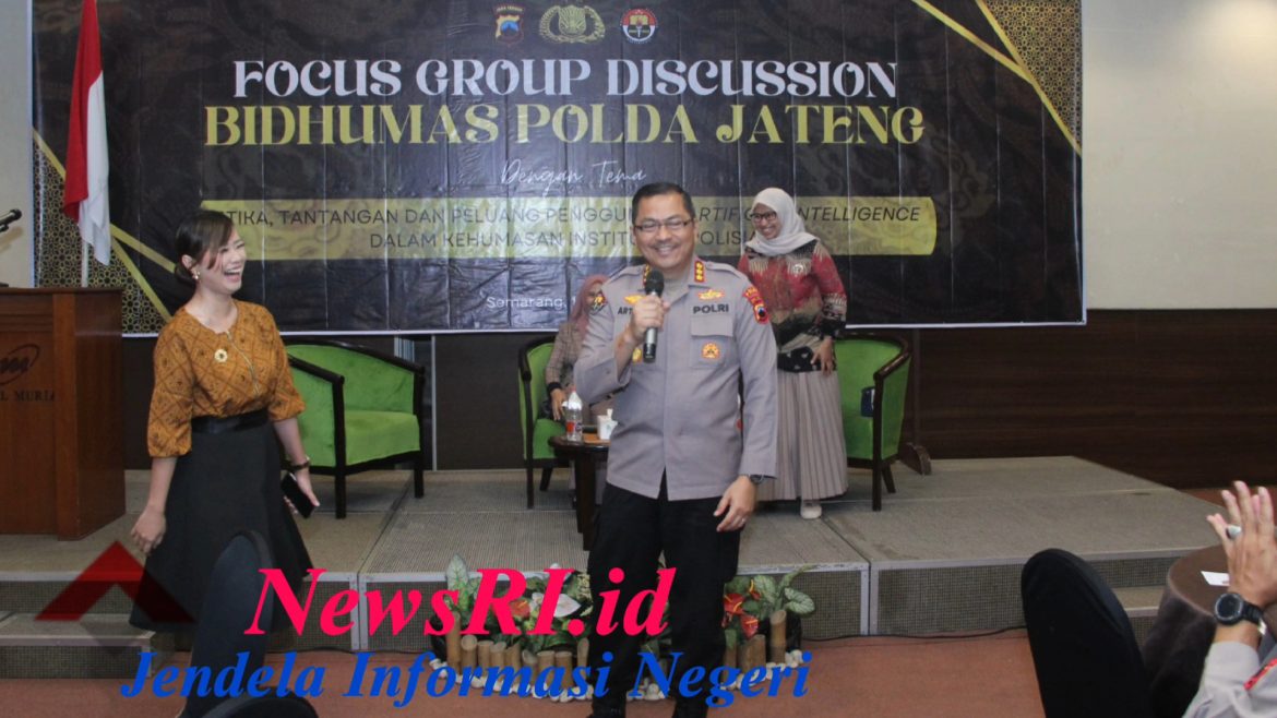 Optimalkan Pemanfaatan AI, Bidhumas Polda Jateng Gelar FGD Bahas Etika Tantangan dan Peluang