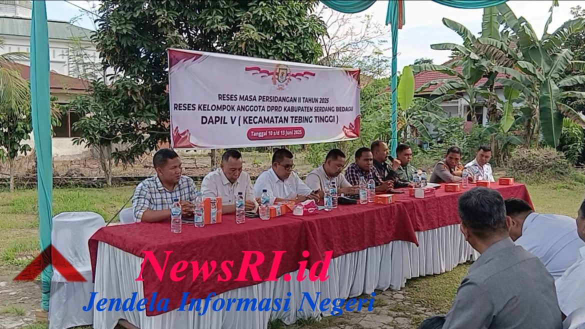 Reses Masa Persidangan II Tahun 2025, DPRD Kabupaten Serdang Bedagai Dapil V Kecamatan Tebing Tinggi