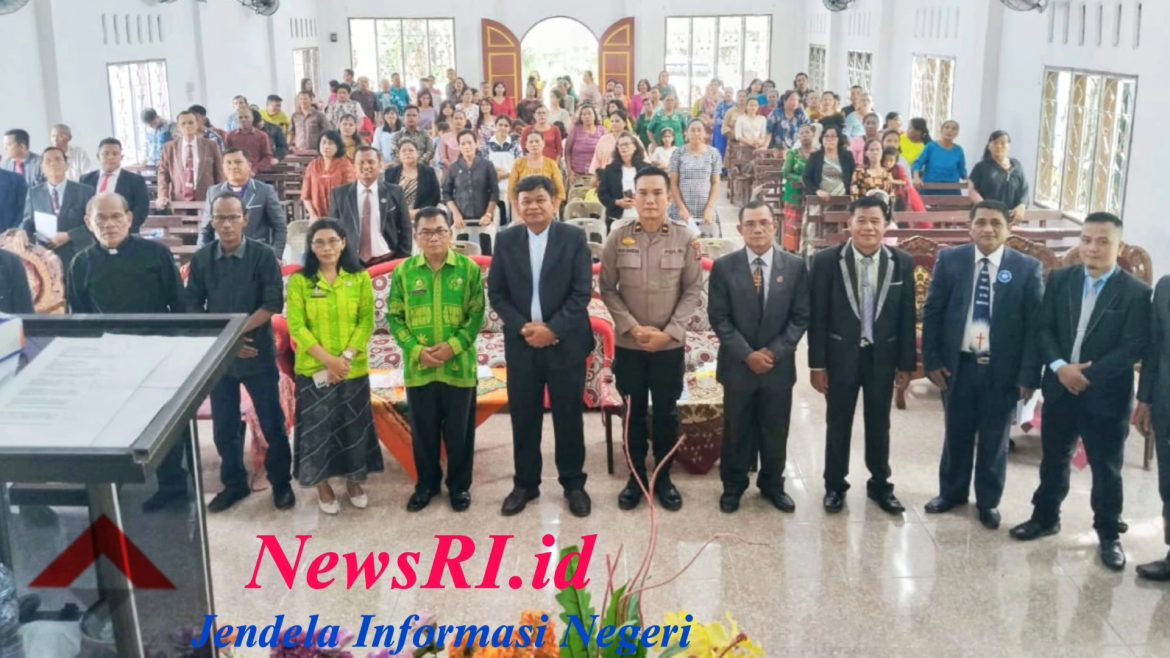 Polsek Tanjung Beringin Hadiri Perayaan Pentakosta PGPI Serdang Bedagai 2025