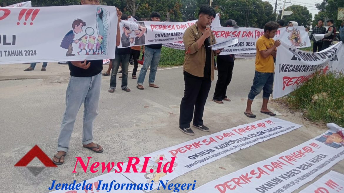 AMPD Unjuk Rasa Damai di Halaman Kantor Bupati dan Kantor Kejari Serdang Bedagai