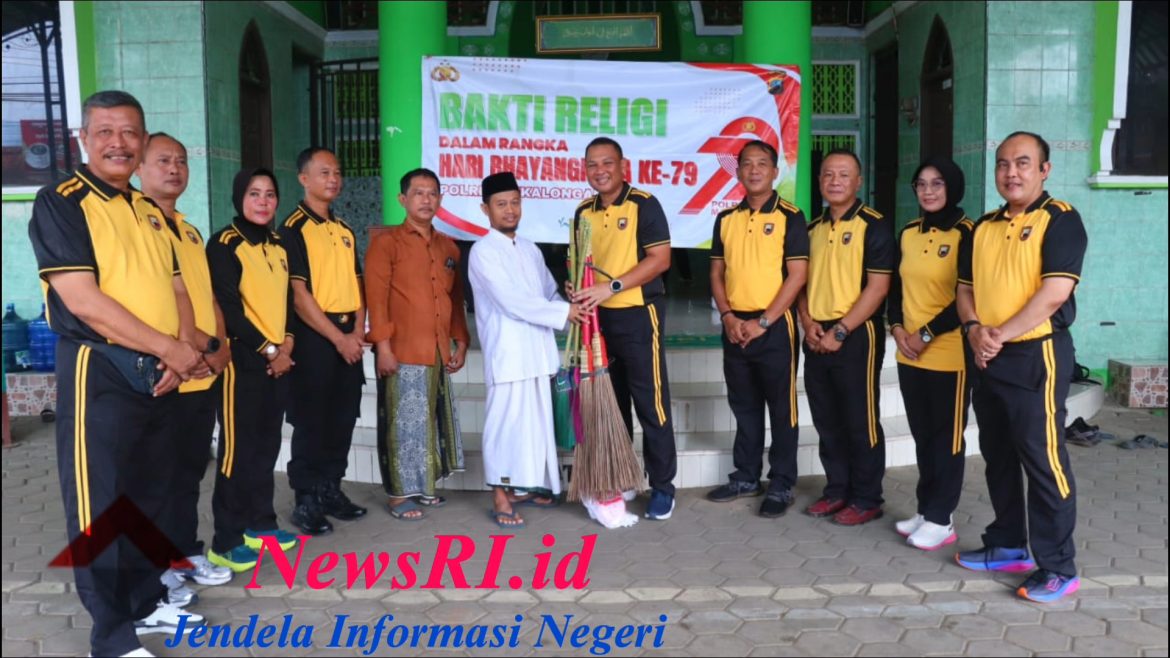 Sambut HUT Bhayangkara Ke-79, Polres Pekalongan Gelar Bakti Religi Serentak