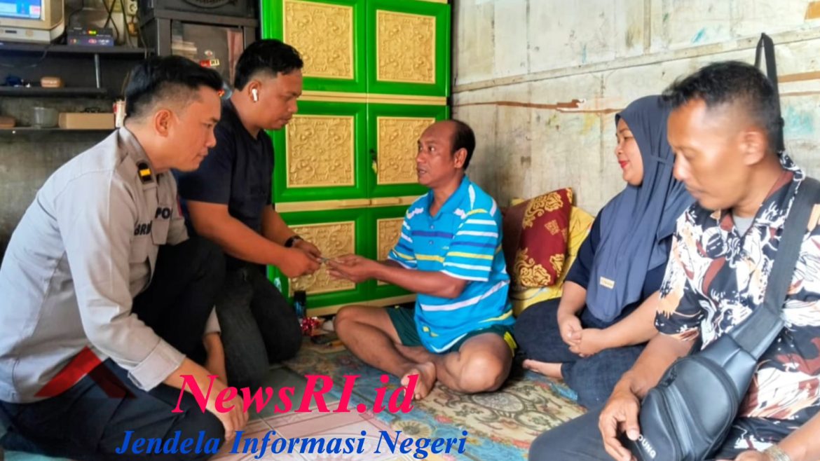 Polsek Tanjung Beringin Tunjukkan Kepedulian, Berbagi Kasih Dengan Wartawan