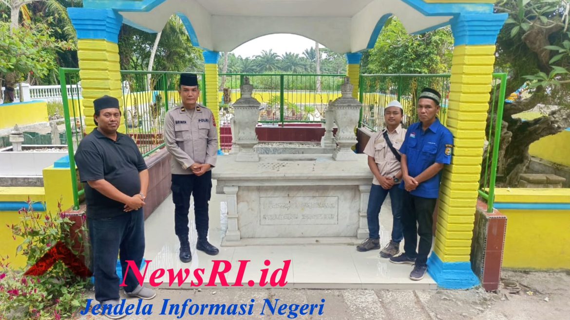 Sambut HUT Bhayangkara Ke-79, Jajaran Polsek Tanjung Beringin Ziarah ke Makam Raja Bedagai Lestarikan Sejarah Lokal