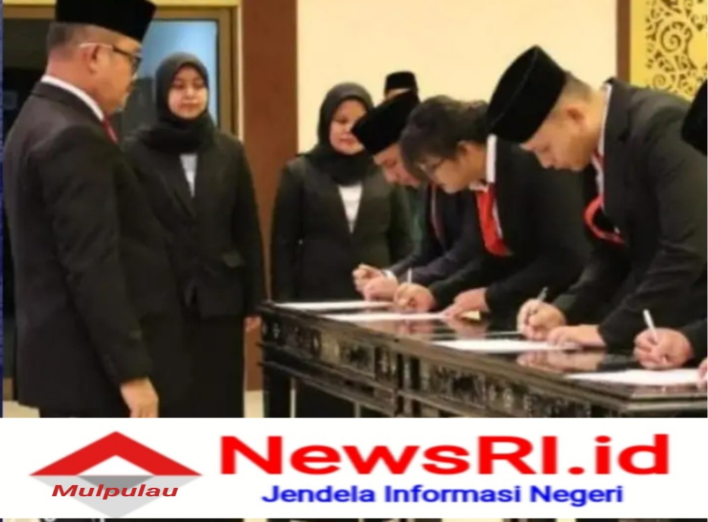 Resmi Dilantik Vaezanol Kosuma Pimpin Majelis Pengawas Notaris Rokan Hulu