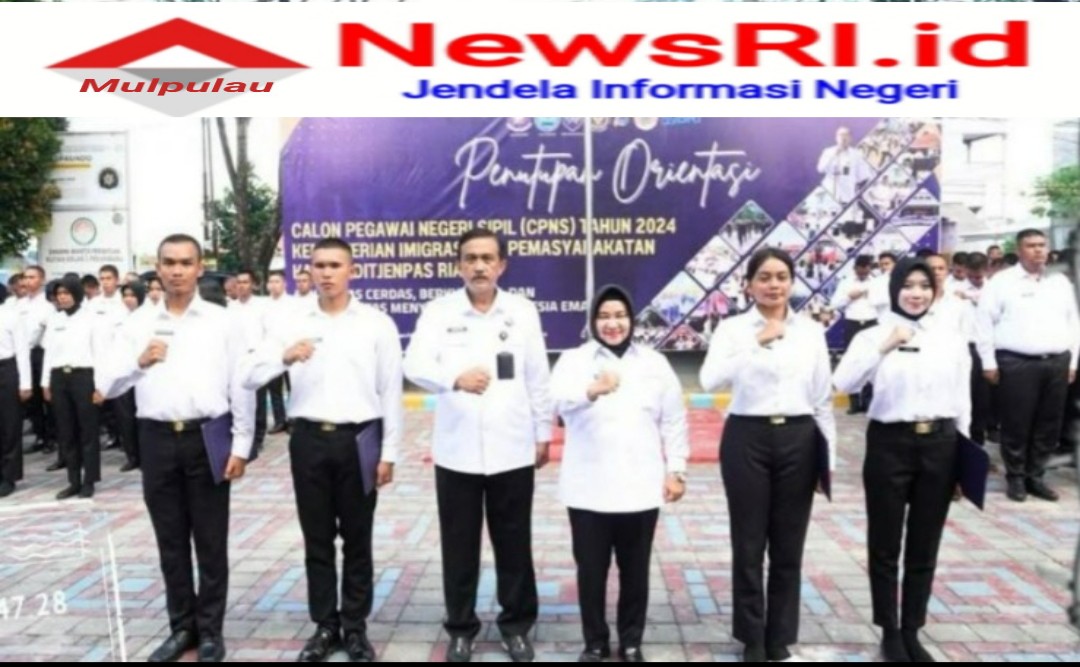Lapas Pasir Pengaraian Hadiri Penutupan Orientasi CPNS Pemasyarakatan Se – Riau