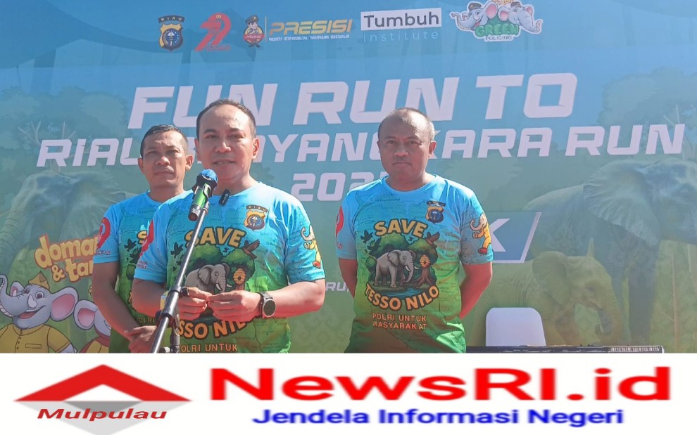 Ciptakan Kelancaran Acara Bhayangkara Fun Run To 2025, Kapolda Riau Sampaikan Permohonan Maaf Atas Penutupan Jalan