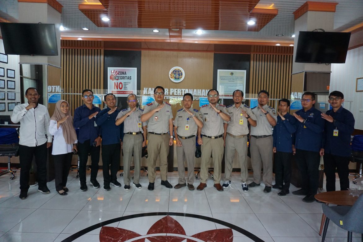 Kepala Kantor Pertanahan Kabupaten Temanggung Terima Kunjungan dari Jajaran Kantor Pertanahan Kabupaten Wonosobo