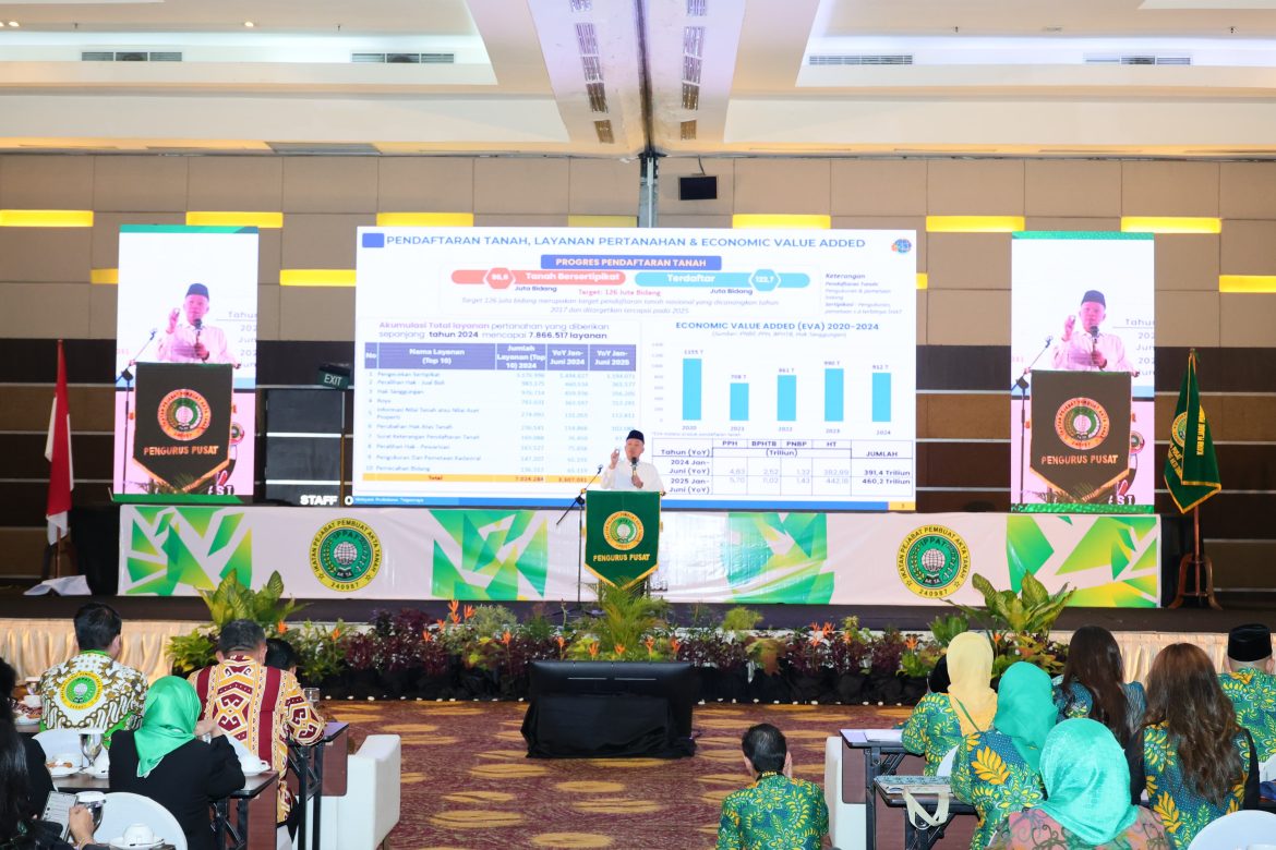 Sebagai Hulu dari Layanan Pertanahan, Menteri Nusron Ingin IPPAT Ikut Berperan dalam Transformasi Layanan Pertanahan
