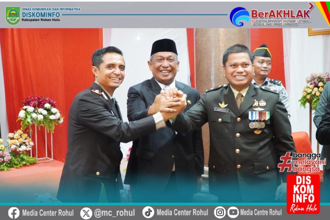 Pemkab Bersama Polres Rohul Gelar Upacara Peringatan HUT Bhayangkara ke-79