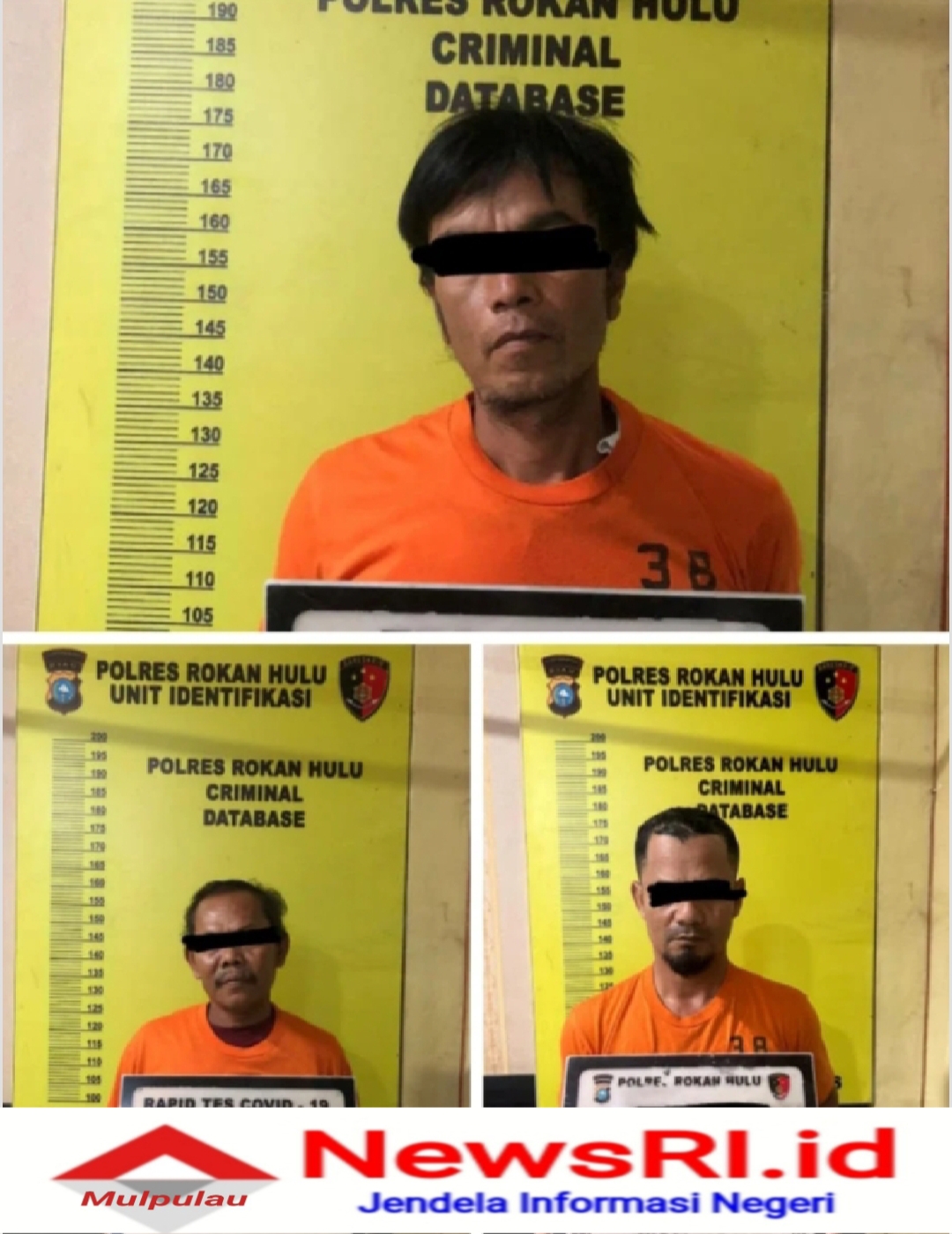 Stop !!! Karhutla, Kapolres Rokan Hulu Tegas Tangani Pelaku Pembakaran, 3 Orang Telah Ditangkap