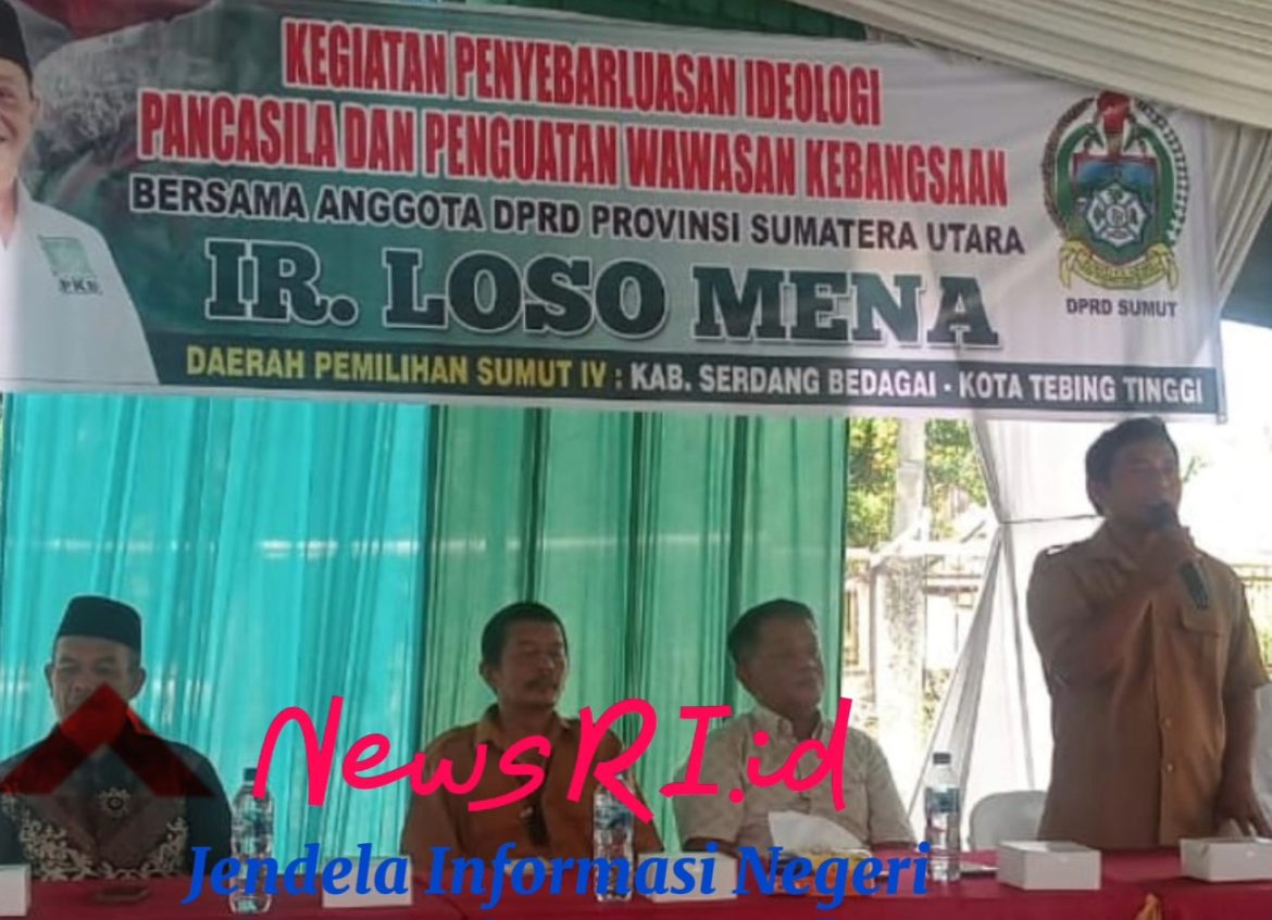 Ir. Loso Mena DPRD Sumut : Ideologi Pancasila Perlu Dipahami dan Diimplementasikan
