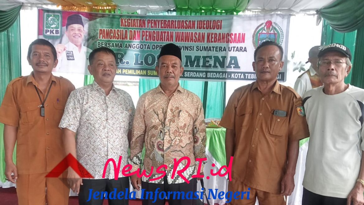 Ir. Loso Mena DPRD Sumut, Penyebarluasan Ideologi Pancasila dan Penguatan Wawasan Kebangsaan di Desa Bakaran Batu