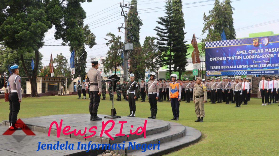 Polres Kuningan Gelar Apel Pasukan Operasi Patuh Lodaya 2025