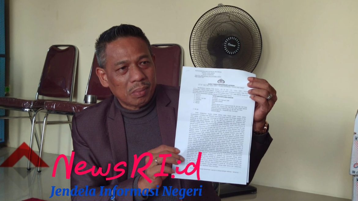 Seorang Kepala Desa di Kecamatan Rancah Kabupaten Ciamis Dilaporkan ke Polres Kuningan