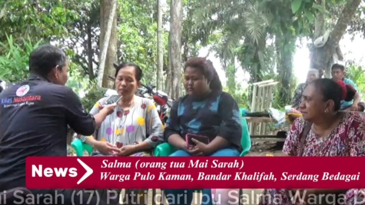 Pasca Dijemput Dari Rumahnya, Mai Sarah 17 Hari Tidak Kunjung Pulang. Salma Buat Laporan Ke Polres Tebing Tinggi