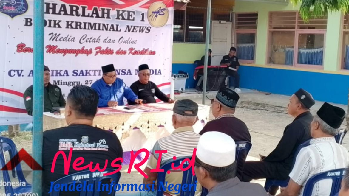 Harlah Ke-1 Media Online dan Cetak Bidikkriminal News, Berani Mengungkap Fakta dan Keadilan