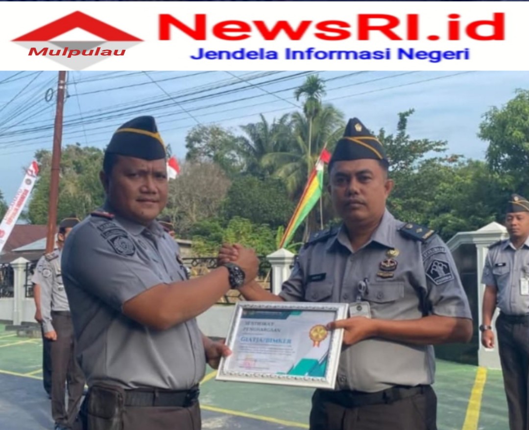 Kalapas Pasir Pengaraian Apresiasi Pegawai Teladan dan Ruangan Kerja Terbersih