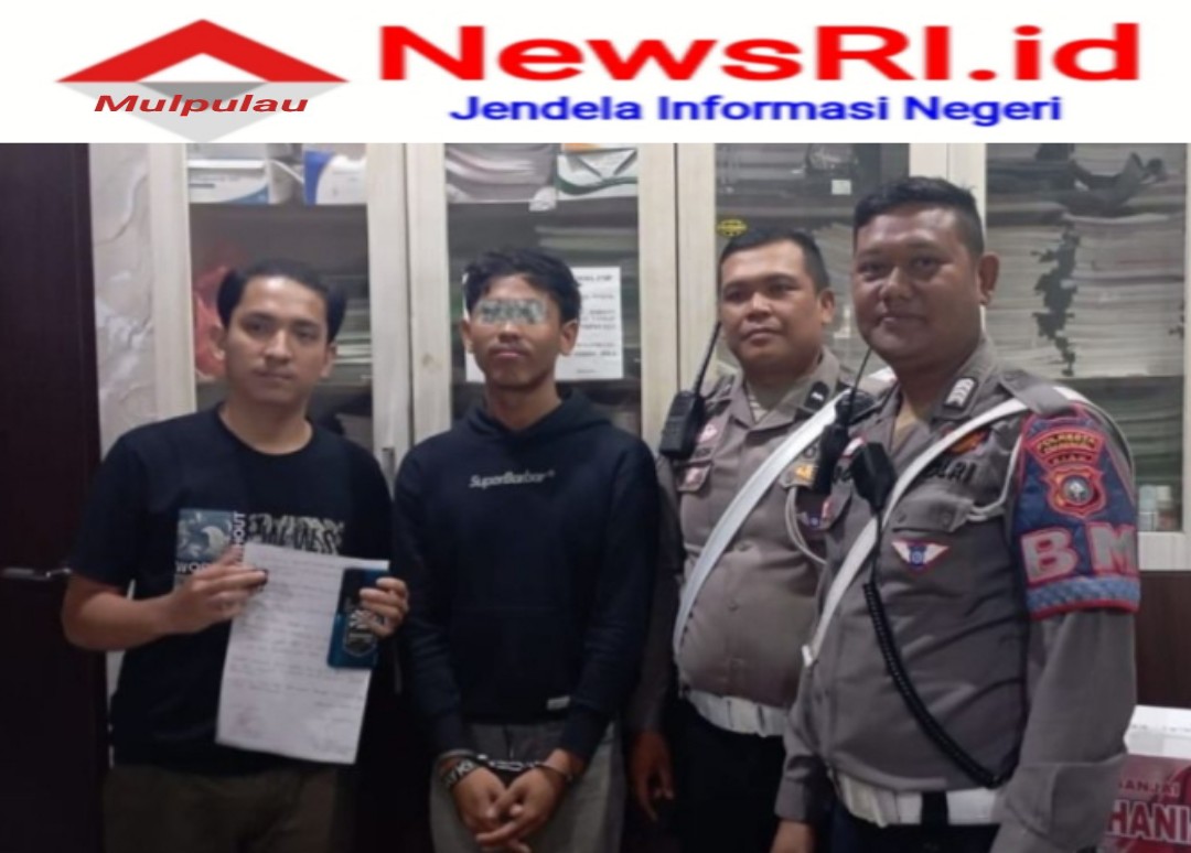 Tak Pakai Helm, Pengendara KLX Berakhir di Tangan Polisi Karena Buang Ekstasi