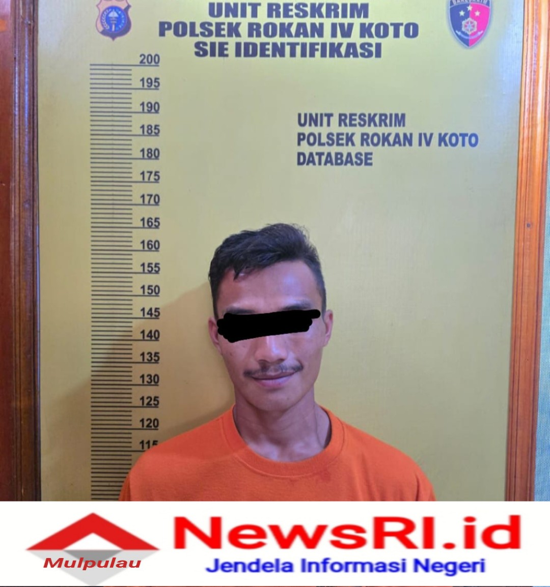 Polsek Rokan IV Koto Ungkap Kasus Narkotika Jenis Sabu, Satu Tersangka Diamankan