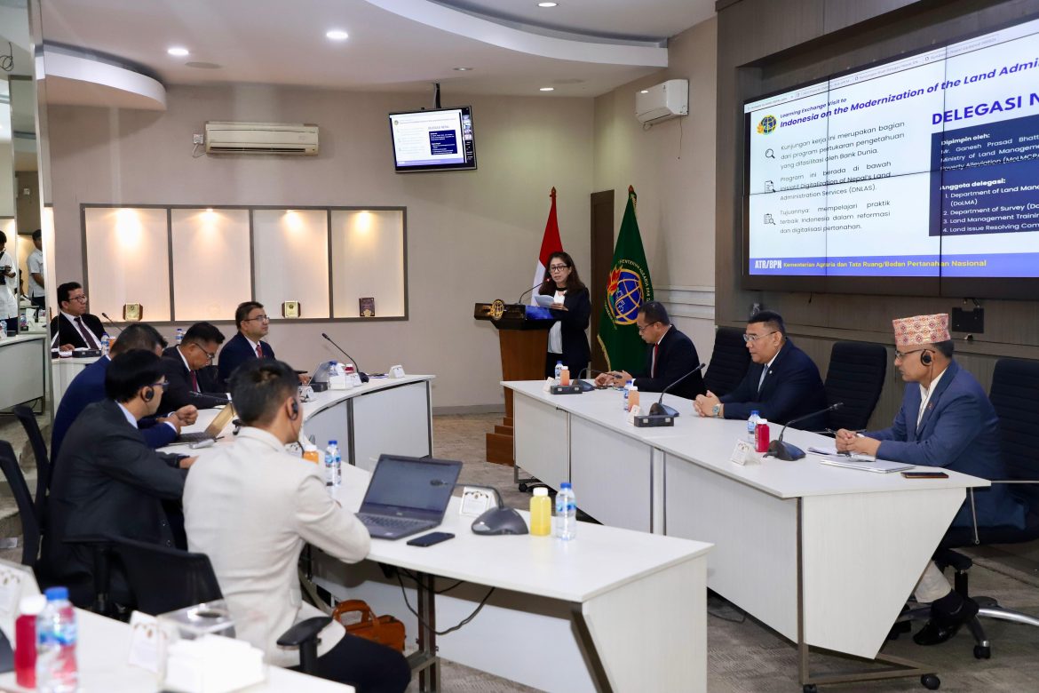 Kementerian ATR/BPN Terima Delegasi Nepal untuk _Learning Exchange_ dalam Modernisasi Sektor Administrasi Pertanahan
