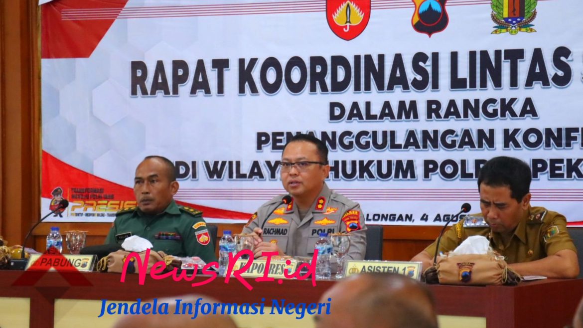 Kapolres Pekalongan Tekankan Sinergi Lintas Sektoral untuk Cegah Konflik di Kabupaten Pekalongan