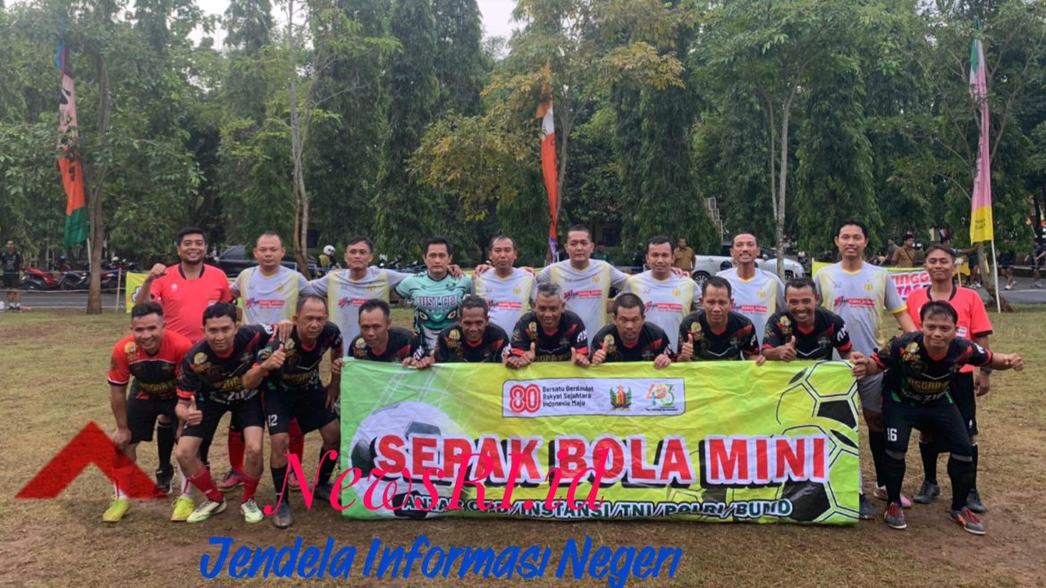 Polres Pekalongan Juara 1 Lomba Sepakbola Mini dalam Rangka Semarak HUT ke-80 RI dan Hari Jadi Kabupaten Pekalongan Ke-403